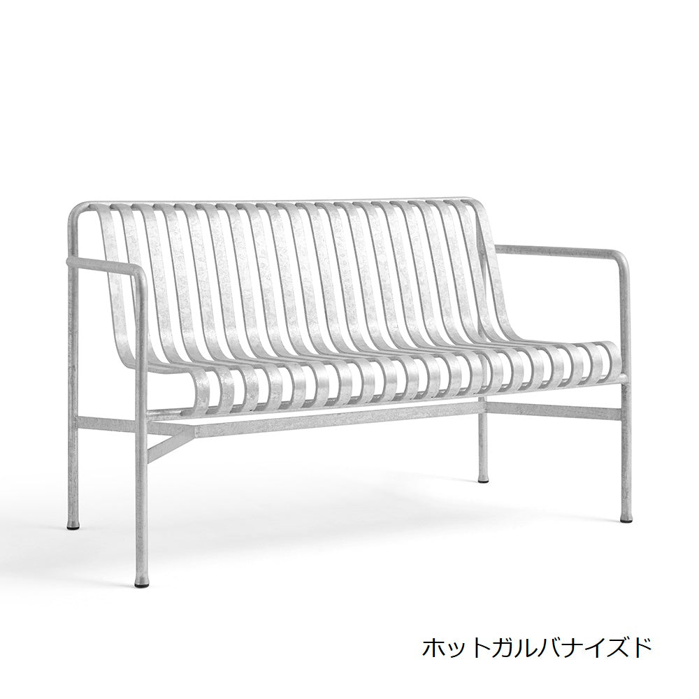 パリサードダイニングベンチ・ホットガルバナイズドの商品画像