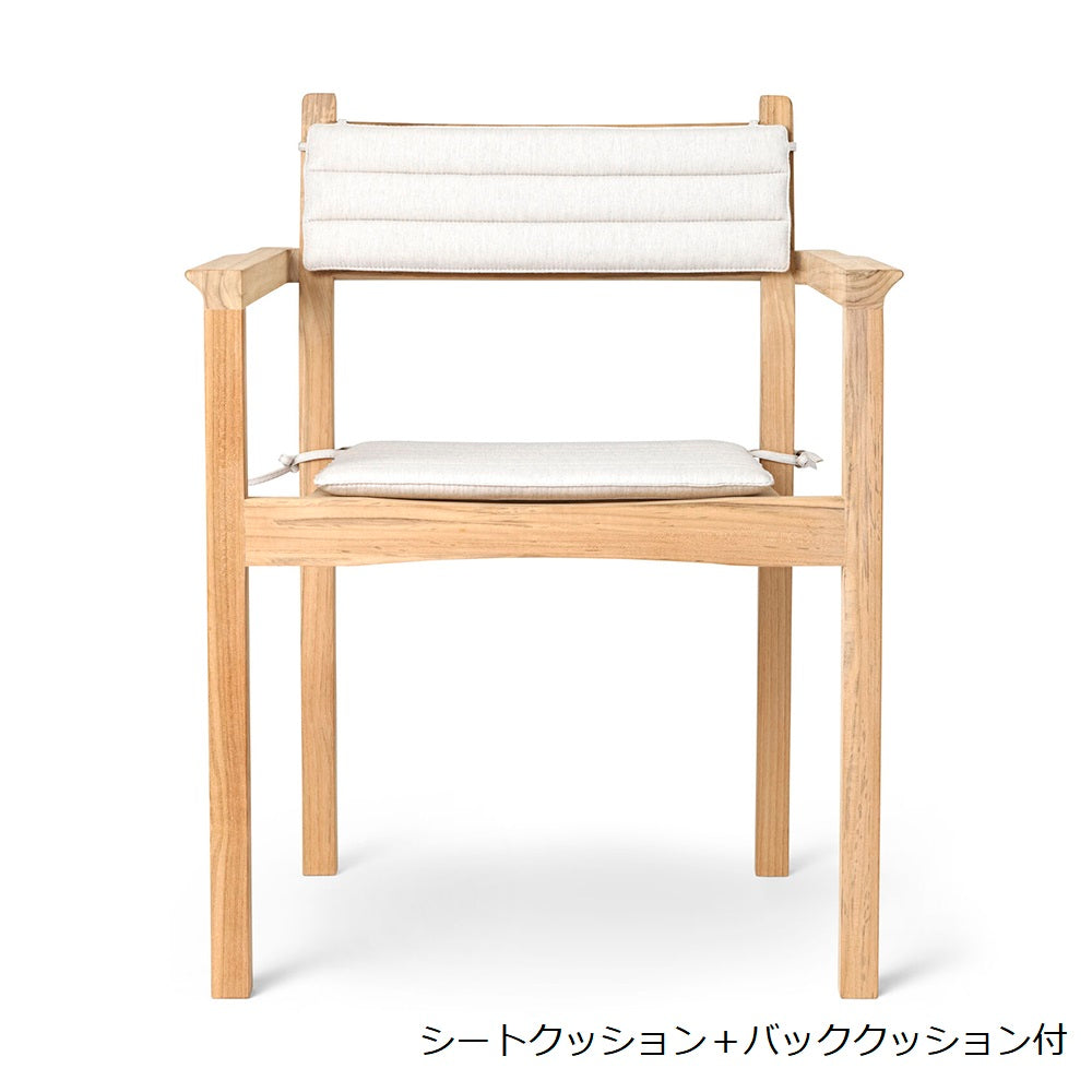 AH502ダイニングアームチェアシートクッション及びバッククッション付商品画像