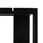 CRATE SIDE TABLE ブラックの側面アップ画像