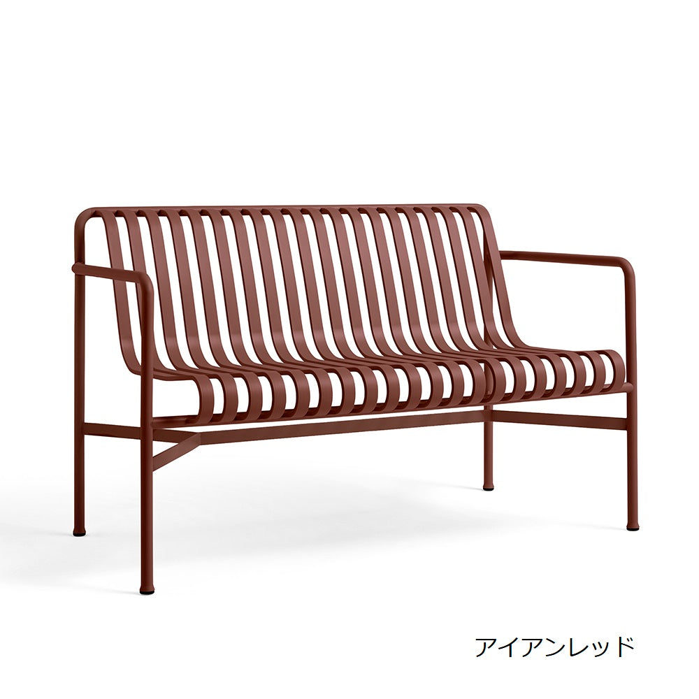 パリサードダイニングベンチ・アイアンレッドの商品画像