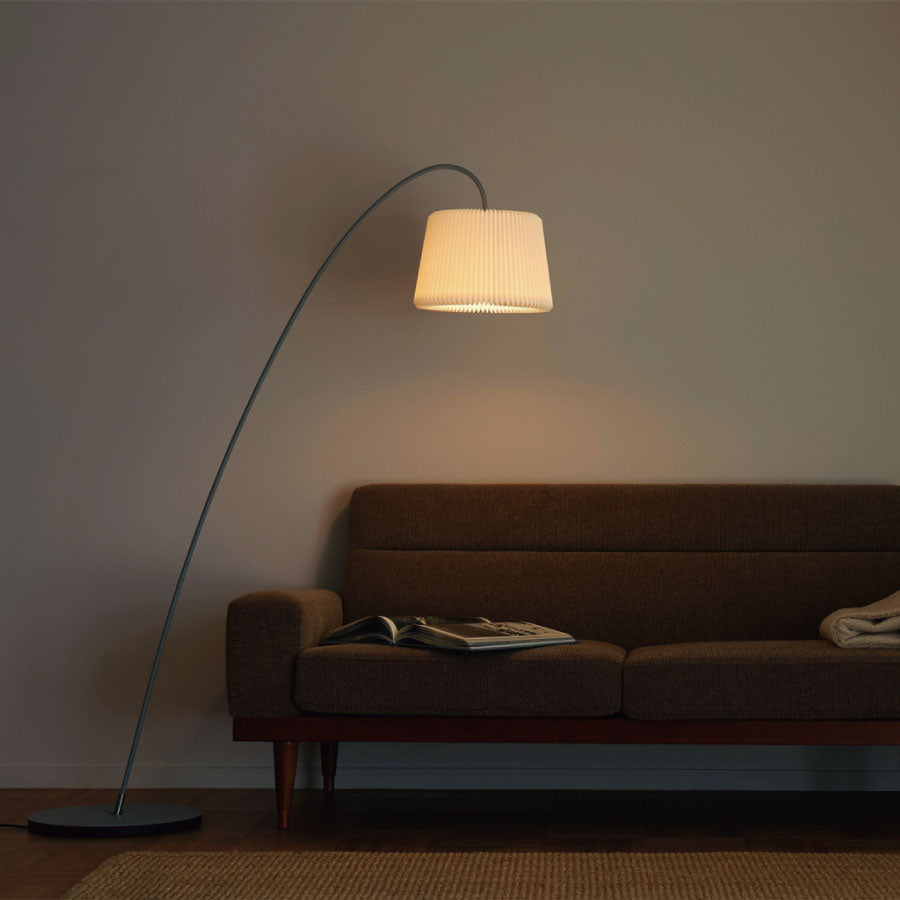 スノードロップ フロアランプ　グレー