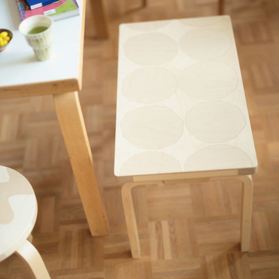 ベンチ153Ｂ artek+marimekko｜アルテック90周年アニバーサリーモデル