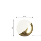 VLステュディオテーブル/フロア-Φ250サイズ感