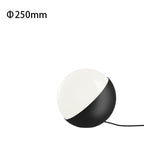 VLステュディオテーブル/フロア-Φ250-ブラック