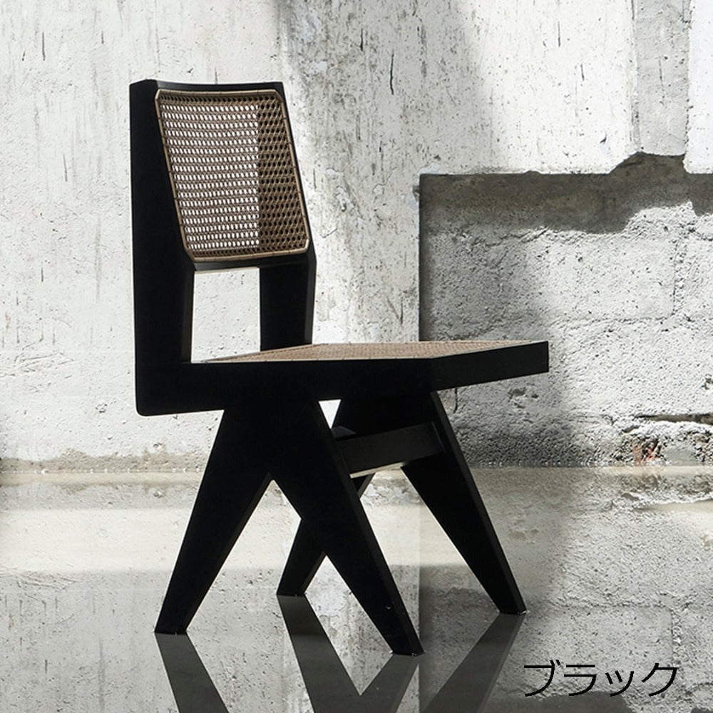 PH25アームレスダイニングチェア-ブラック