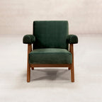 PH321布張りイージーアームチェア-正面