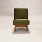 PH36 布張りアームレスチェア　正面