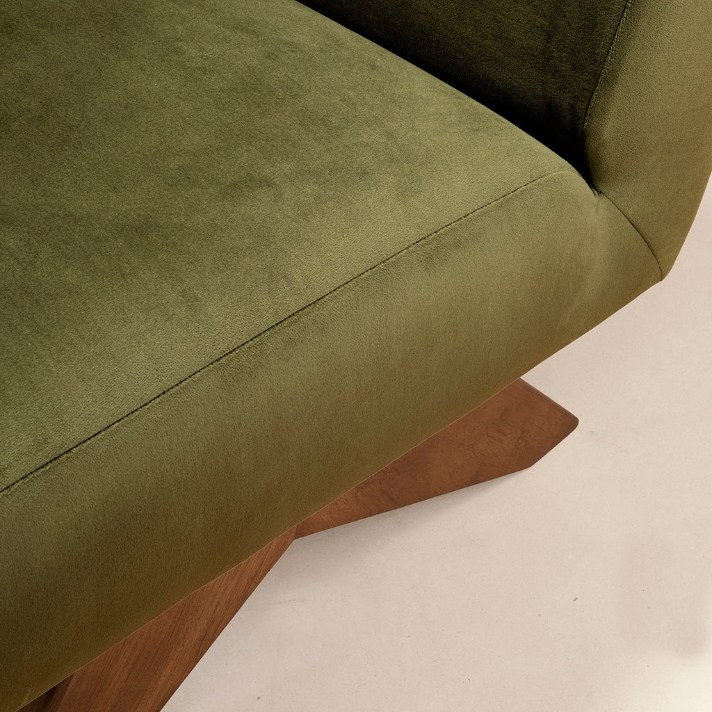 PH36　布張りアームレスチェア　ディティール②