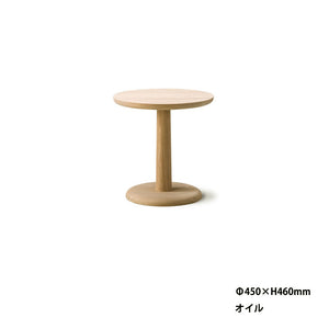 PONコーヒーテーブル Φ450×H460mm オークオイルの商品画像
