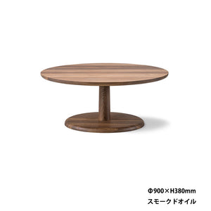PONコーヒーテーブル Φ900×H380mm オークスモークドオイルの商品画像